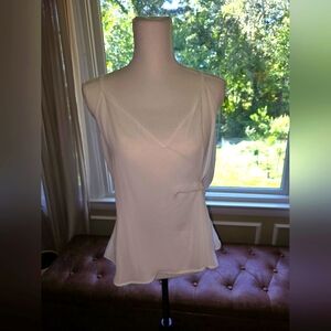 NWOT, About Us, White, waist cinch, camisole, Size M